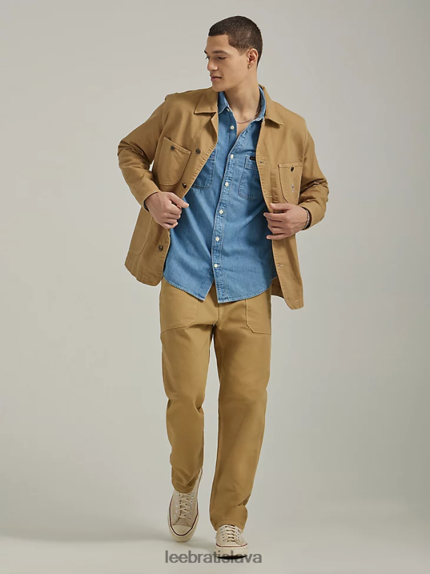 Lee oblečenie HL0J0R1119 hlina muži plátenný pracovný odev loco bunda