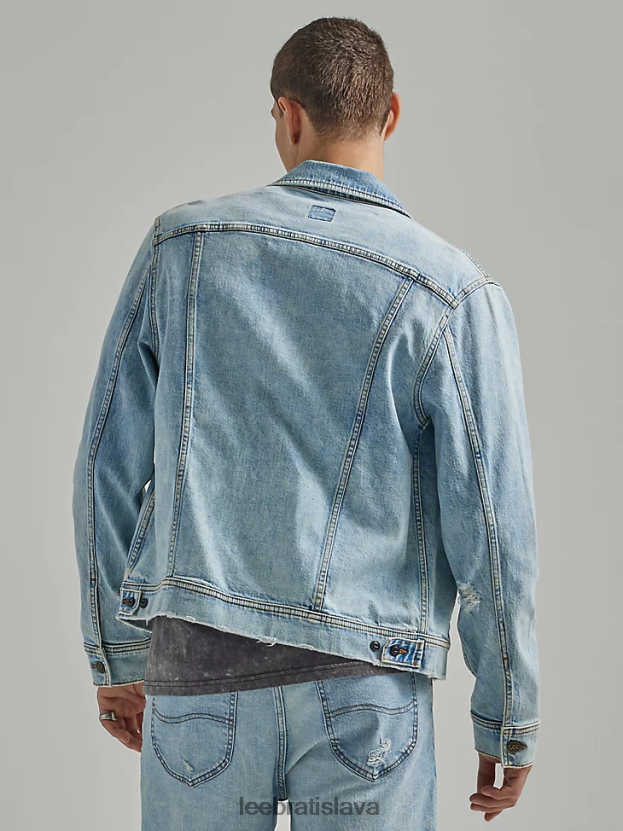 Lee oblečenie HL0J0R1120 vintage kameň muži dedičná boxy trucker bunda