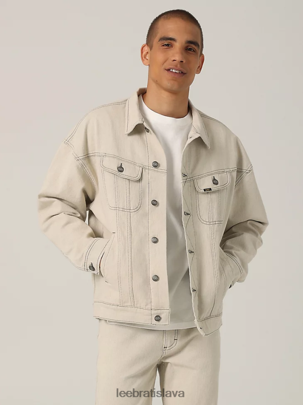 Lee oblečenie HL0J0R1123 opláchnuť muži dedičná jazdecká bunda s padacím ramenom