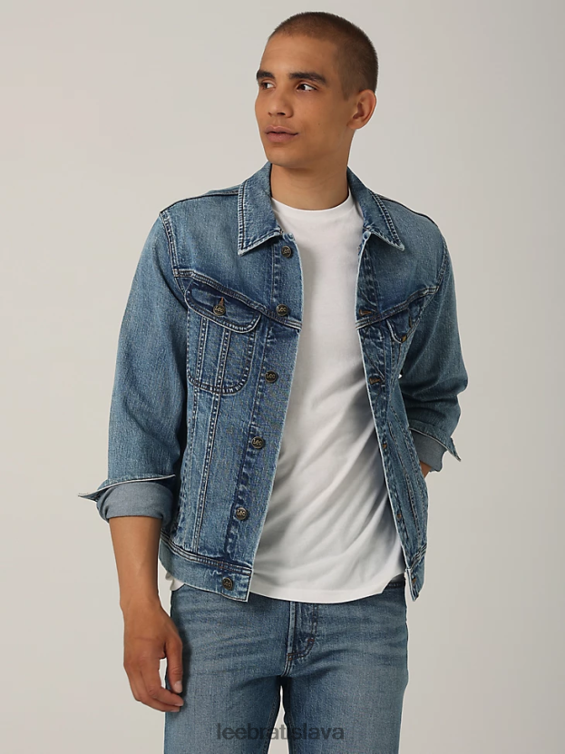 Lee oblečenie HL0J0R1124 tonikum muži stará jazdecká bunda