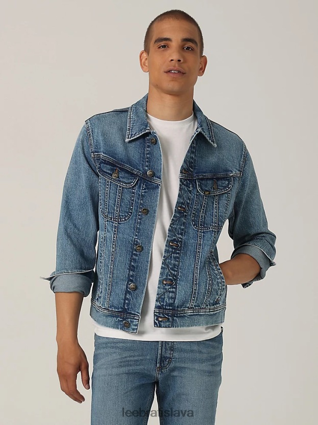 Lee oblečenie HL0J0R1124 tonikum muži stará jazdecká bunda