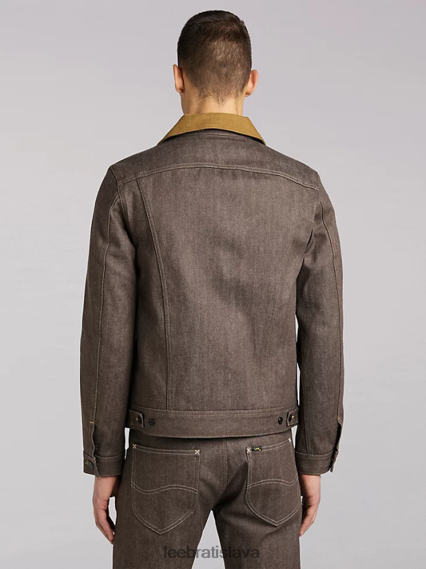 Lee oblečenie HL0J0R1125 suché - hnedé muži Bunda 101 storm rider