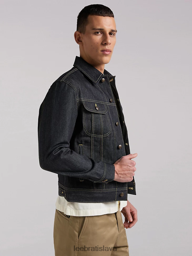 Lee oblečenie HL0J0R1126 originál modrá muži 101 jazdecká bunda