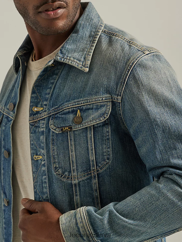 Lee oblečenie HL0J0R1128 suché - ľahké umývanie muži 101 jazdecká bunda