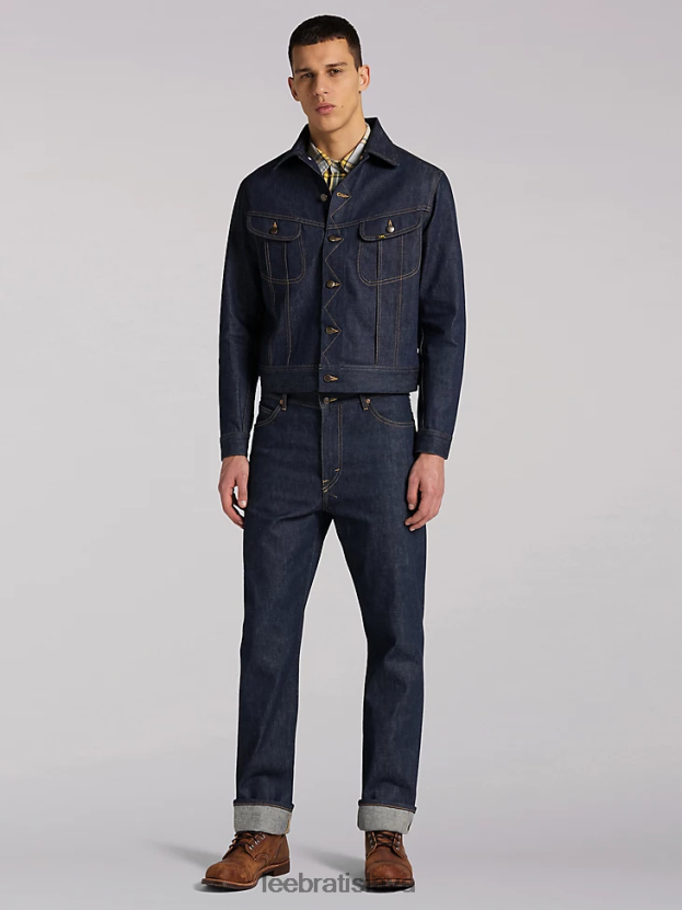 Lee oblečenie HL0J0R1132 suché muži Jazdecká bunda z 50. rokov 10. storočia