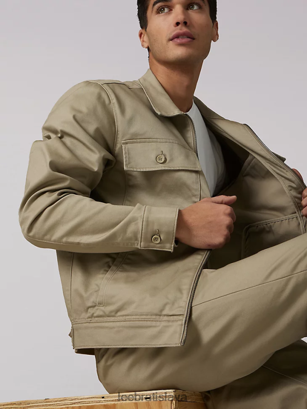 Lee oblečenie HL0J0R1146 kc khaki muži dedičná chetopa boxy bunda