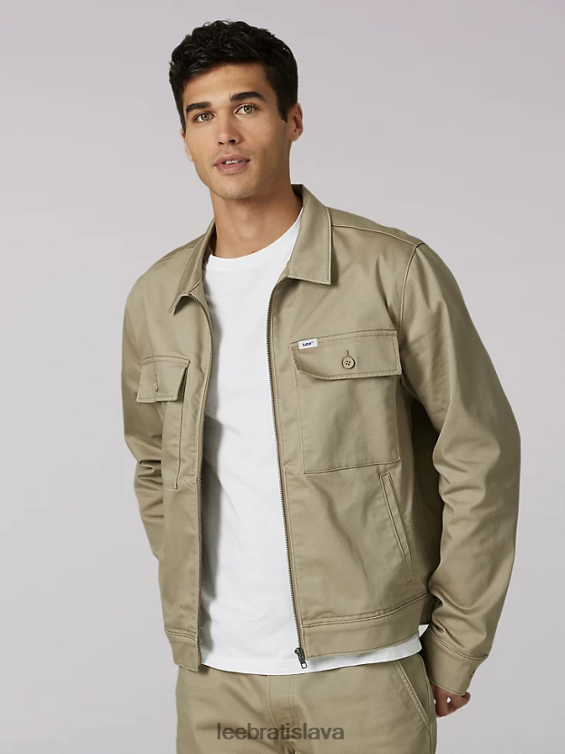 Lee oblečenie HL0J0R1146 kc khaki muži dedičná chetopa boxy bunda