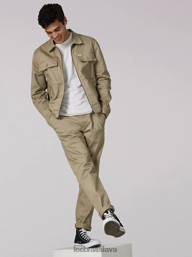 Lee oblečenie HL0J0R1146 kc khaki muži dedičná chetopa boxy bunda