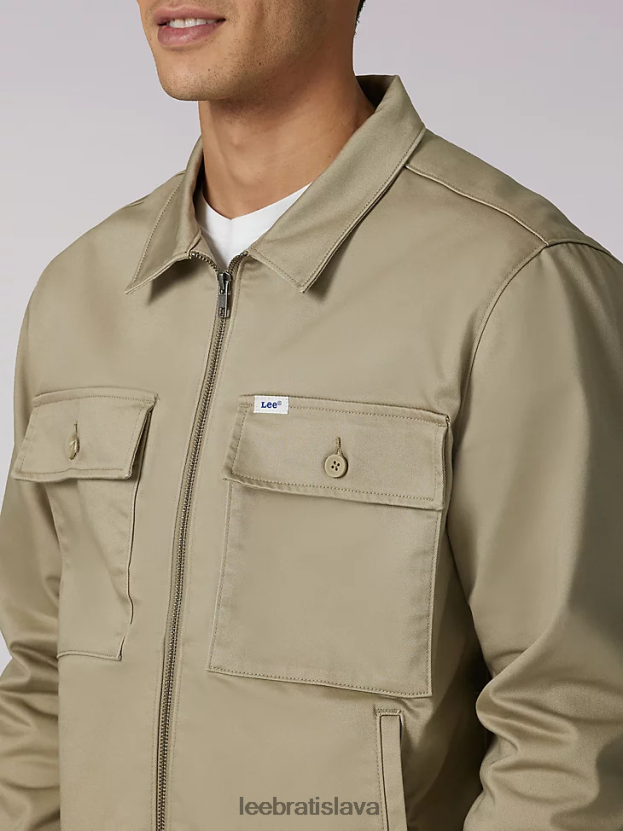 Lee oblečenie HL0J0R1146 kc khaki muži dedičná chetopa boxy bunda