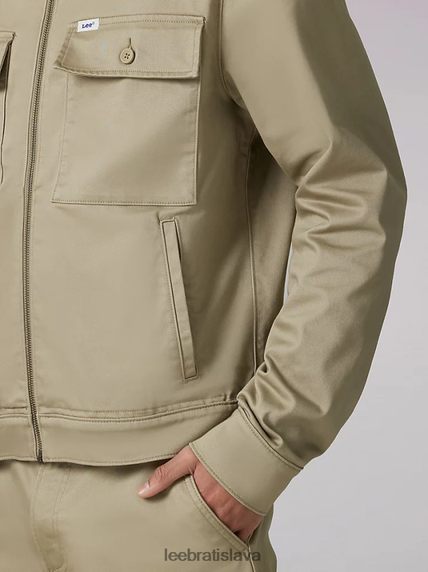 Lee oblečenie HL0J0R1146 kc khaki muži dedičná chetopa boxy bunda
