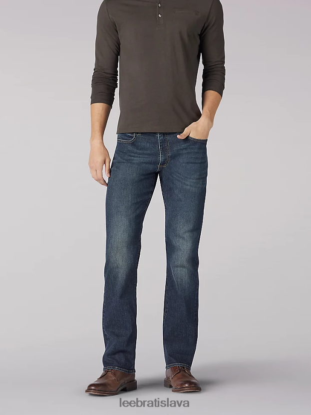 Lee oblečenie HL0J0R665 individualista muži extrémny pohyb bootcut džínsy