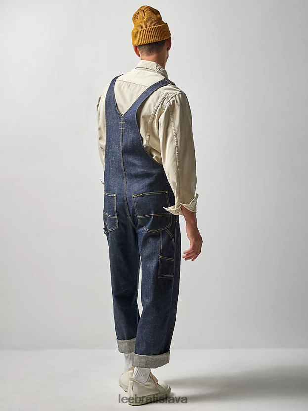 Lee x The Brooklyn Circus oblečenie HL0J0R703 indigový lem muži overal whizit zips