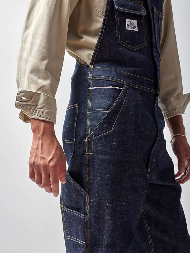 Lee x The Brooklyn Circus oblečenie HL0J0R703 indigový lem muži overal whizit zips