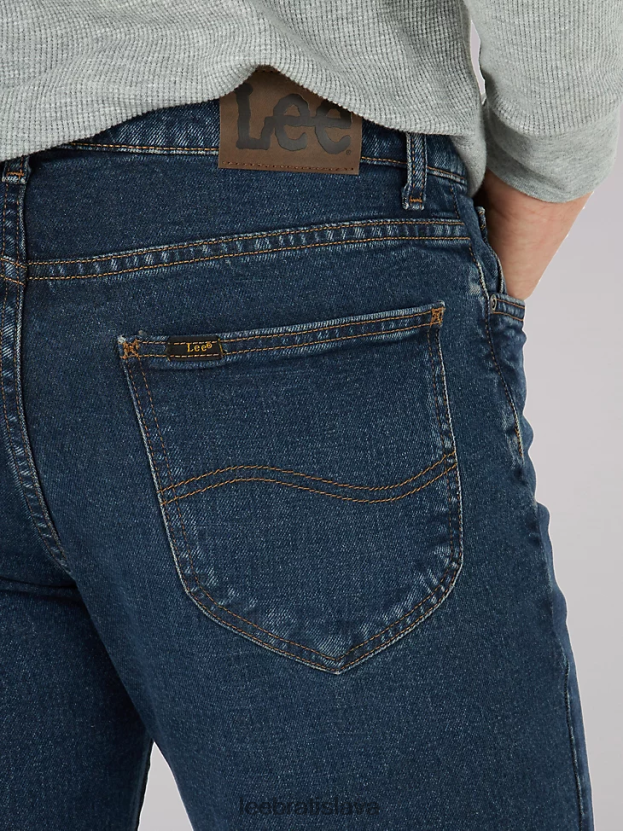 Lee oblečenie HL0J0R482 nočný tieň muži legendárne uvoľnené rovné džínsy