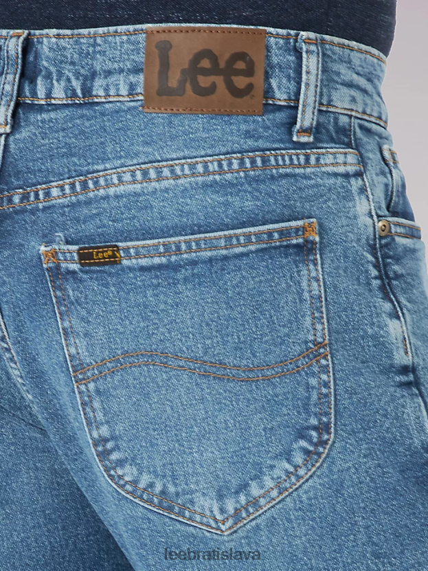 Lee oblečenie HL0J0R485 pravá modrá muži legendárne uvoľnené rovné džínsy