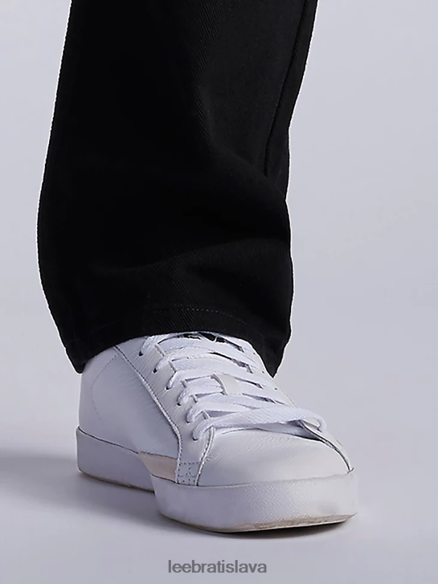 Lee oblečenie HL0J0R492 dvojitá čierna muži Džínsy s rovnými nohavicami zo 100% bavlny regular fit