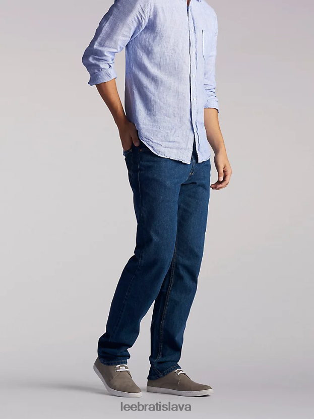 Lee oblečenie HL0J0R493 orion muži Džínsy s rovnými nohavicami zo 100% bavlny regular fit