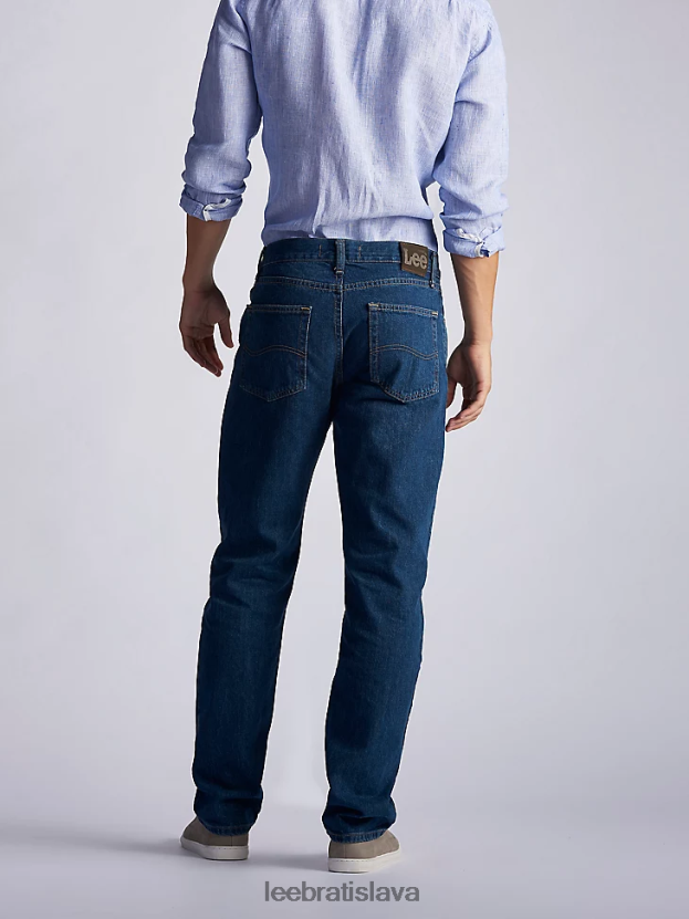 Lee oblečenie HL0J0R493 orion muži Džínsy s rovnými nohavicami zo 100% bavlny regular fit