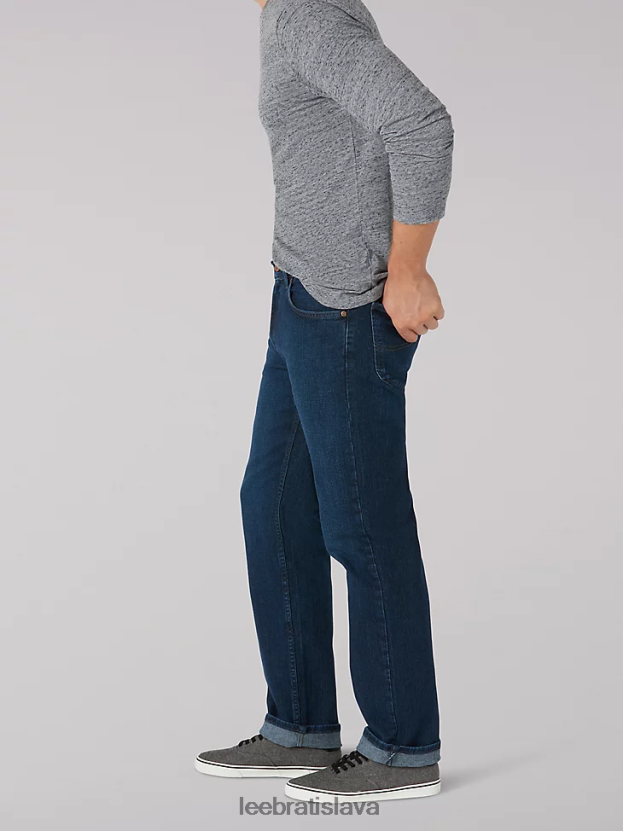 Lee oblečenie HL0J0R494 tieň muži legendárne obyčajné rovné džínsy