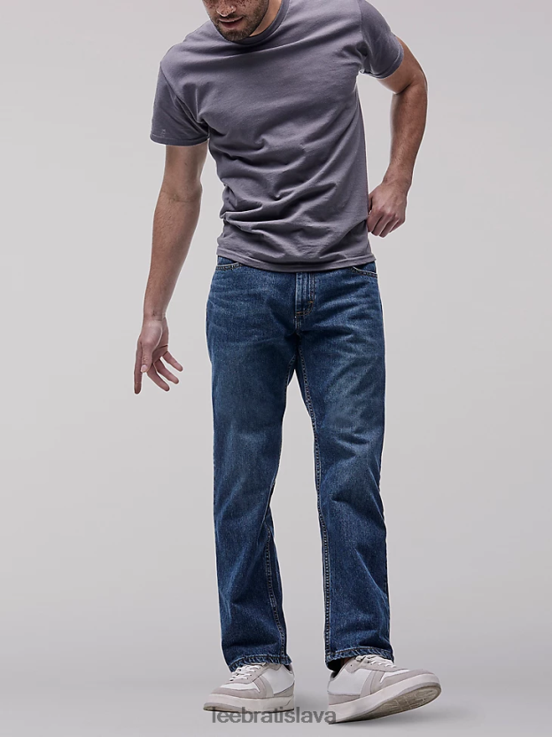 Lee oblečenie HL0J0R503 poručík muži Džínsy s rovnými nohavicami zo 100% bavlny regular fit