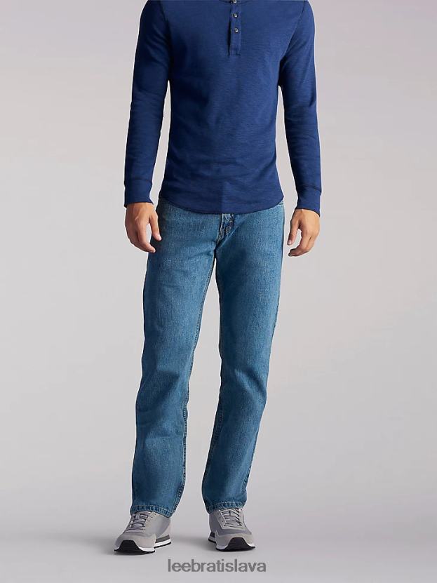 Lee oblečenie HL0J0R504 wylie muži Džínsy s rovnými nohavicami zo 100% bavlny regular fit