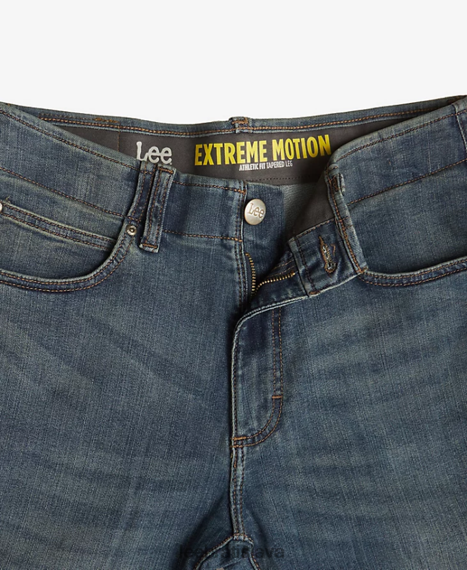 Lee oblečenie HL0J0R512 mega muži džínsy so zúženými nohavicami s extrémnym pohybom rovného strihu (veľké a vysoké)
