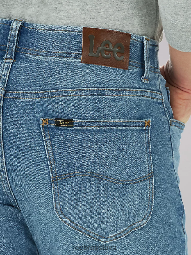 Lee oblečenie HL0J0R517 Scott muži extrémny pohyb rovný strih zúžené nohavice džínsy