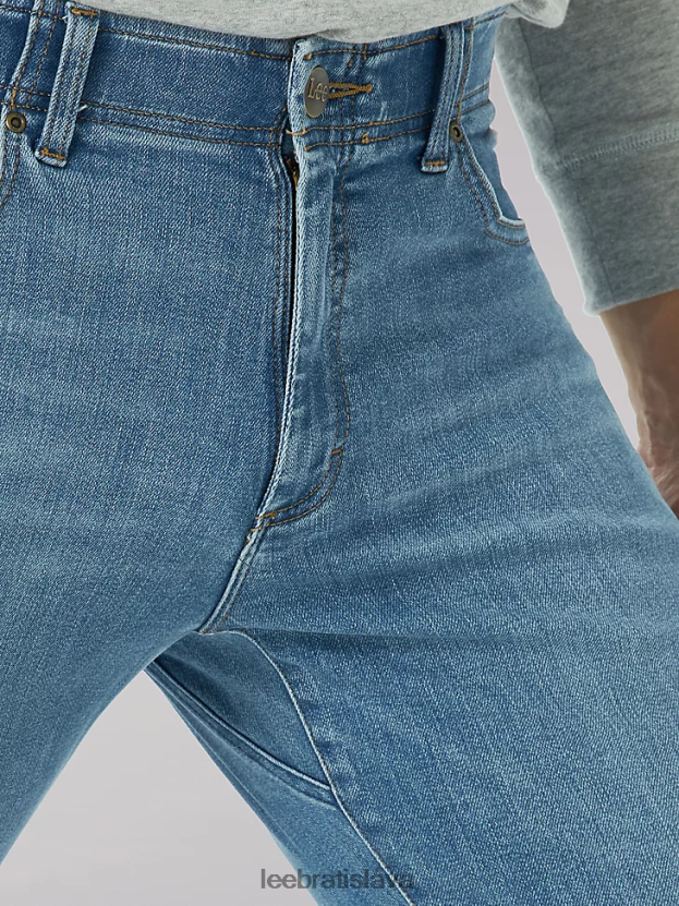 Lee oblečenie HL0J0R517 Scott muži extrémny pohyb rovný strih zúžené nohavice džínsy