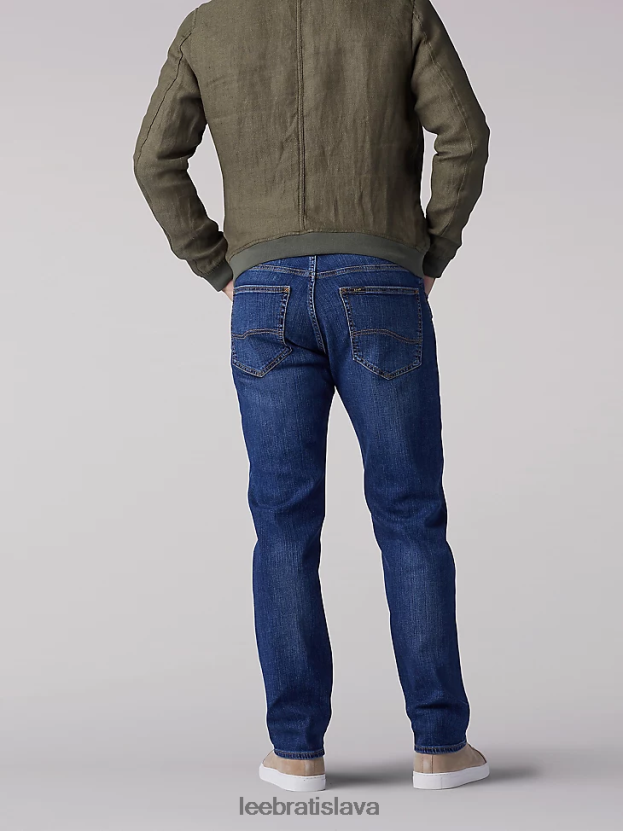 Lee oblečenie HL0J0R521 maddox muži džínsy s kužeľovými nohavicami v extrémnom pohybe rovného strihu