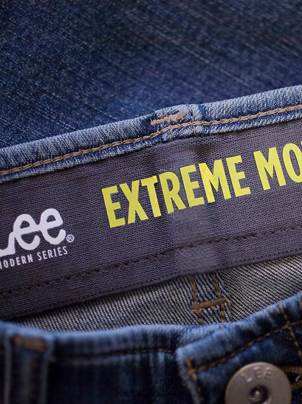 Lee oblečenie HL0J0R524 Puma muži džínsy s kužeľovými nohavicami v extrémnom pohybe rovného strihu