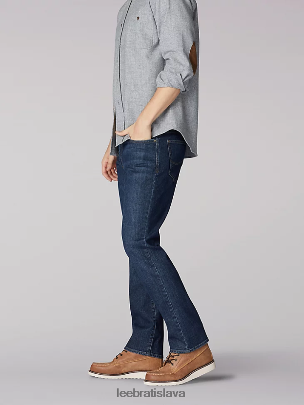 Lee oblečenie HL0J0R528 boston muži džínsy s kužeľovými nohavicami v extrémnom pohybe rovného strihu