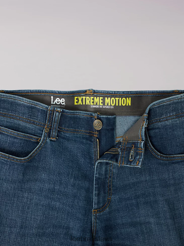 Lee oblečenie HL0J0R529 Tokio muži extrémny pohyb rovný strih zúžené nohavice džínsy