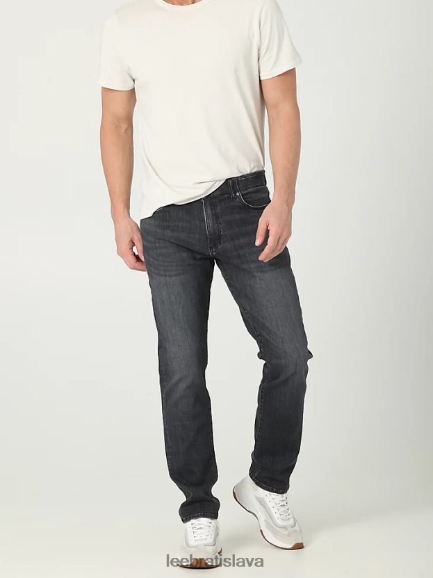 Lee oblečenie HL0J0R530 umyté na čierno muži extrémny pohyb rovný strih zúžené nohavice džínsy
