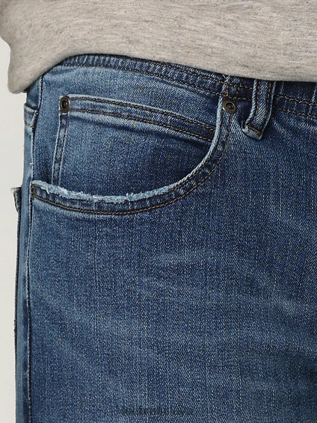 Lee oblečenie HL0J0R531 galilejská modrá muži extrémny pohyb rovný strih zúžené nohavice džínsy