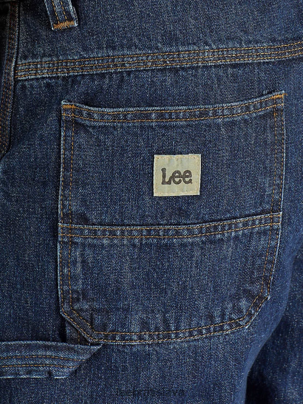 Lee oblečenie HL0J0R532 tmavé indigo muži Tesárske džínsy zo 100% bavlny