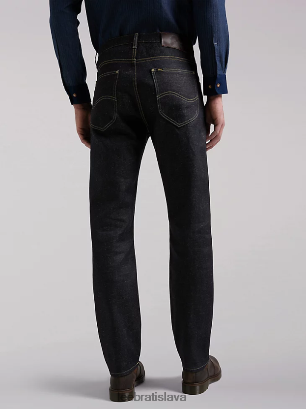 Lee oblečenie HL0J0R539 suché muži európska kolekcia 101z cinched back uvoľnený strih džínsy s rovnými nohavicami