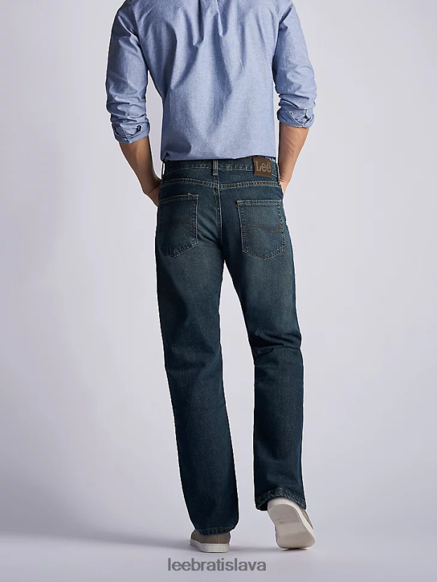 Lee oblečenie HL0J0R543 kremenná kamenná voda muži džínsy s rovnými nohavicami bežného strihu