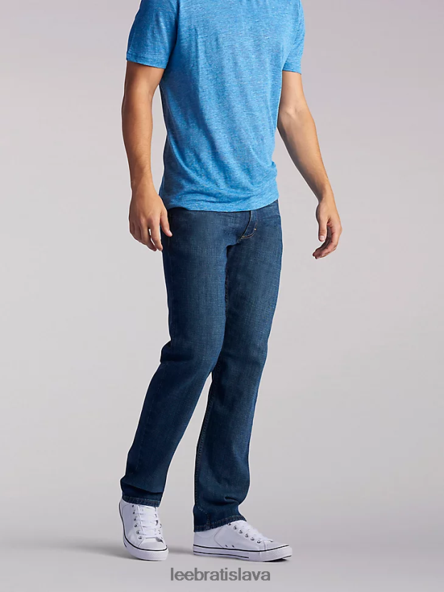 Lee oblečenie HL0J0R546 lenox muži Stredne ťažké džínsy s rovnými nohavicami bežného strihu