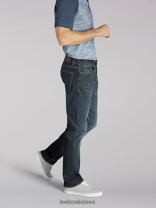 Lee oblečenie HL0J0R551 individualista muži extrémny pohyb slim rovné nohavice džínsy