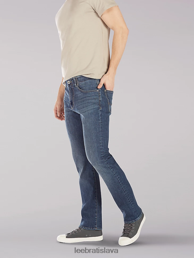 Lee oblečenie HL0J0R553 cortez muži extrémny pohyb slim rovné nohavice džínsy