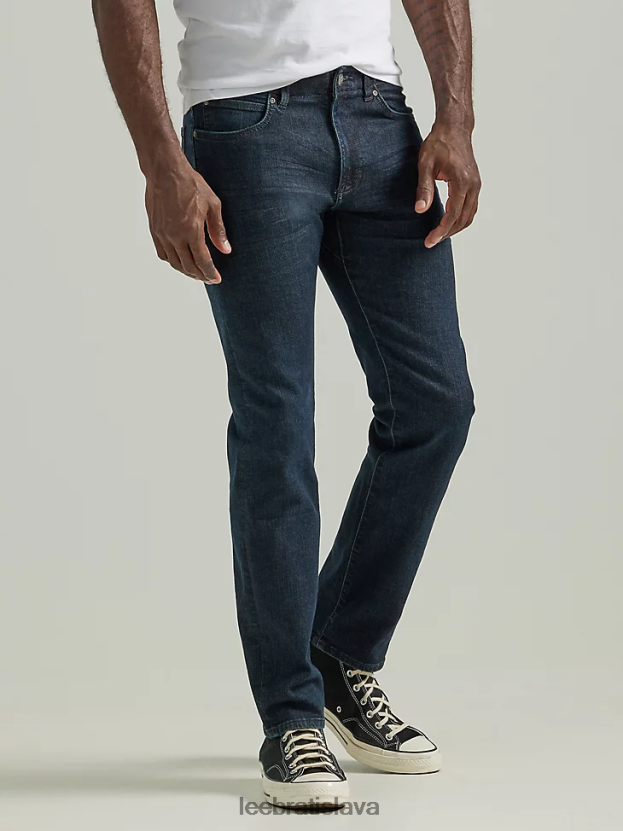 Lee oblečenie HL0J0R555 zubáč muži extrémny pohyb slim rovné nohavice džínsy