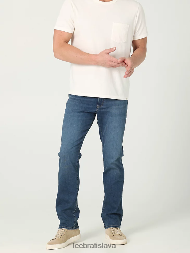 Lee oblečenie HL0J0R558 hugh muži extrémny pohyb regular fit straight leg jean