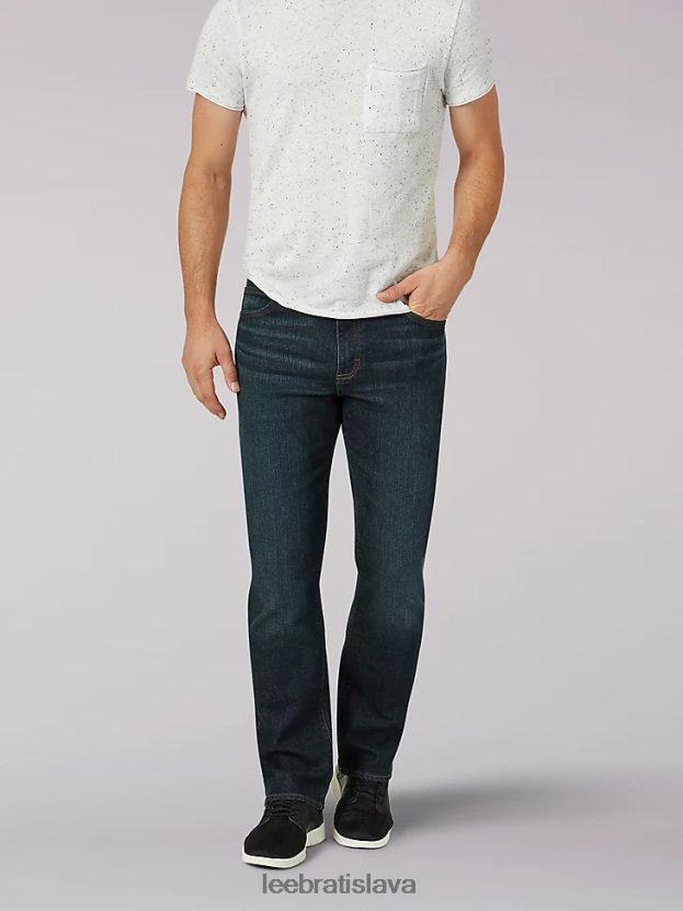 Lee oblečenie HL0J0R560 nočná sova muži extrémny pohyb regular fit straight leg jean