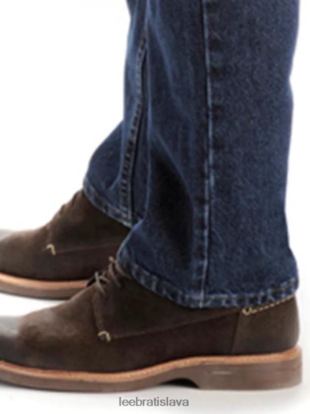 Lee oblečenie HL0J0R576 tmavý kameň muži džínsy s rovnými nohavicami bežného strihu (veľké a vysoké)