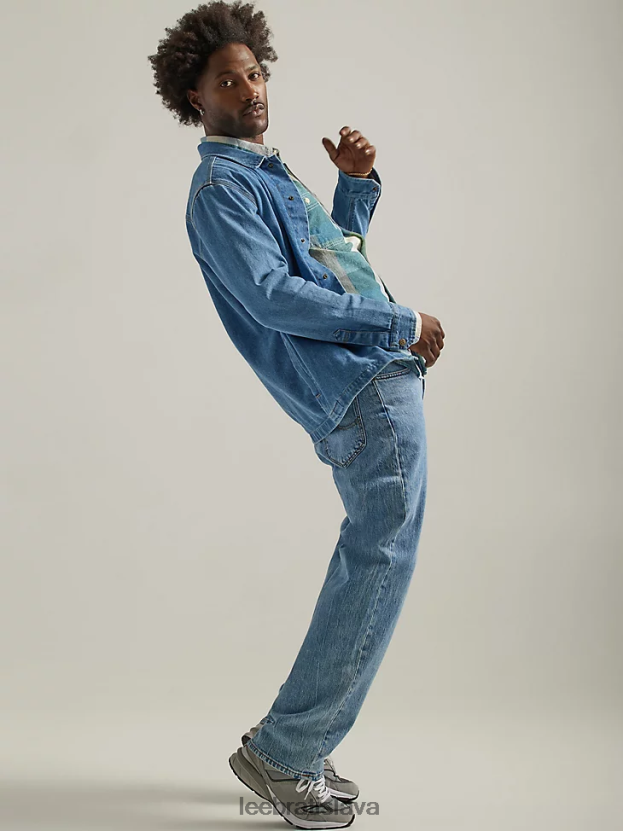Lee oblečenie HL0J0R580 ľadový muži európska kolekcia asher jeans voľného strihu