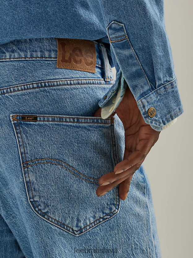 Lee oblečenie HL0J0R580 ľadový muži európska kolekcia asher jeans voľného strihu