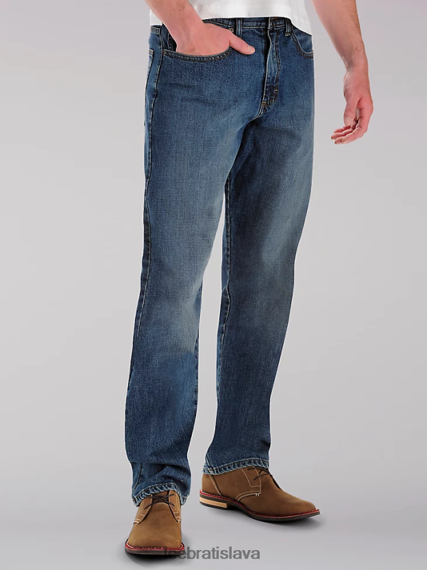 Lee oblečenie HL0J0R581 tulák muži vlastné voľné džínsy s rovnými nohavicami (veľké a vysoké)
