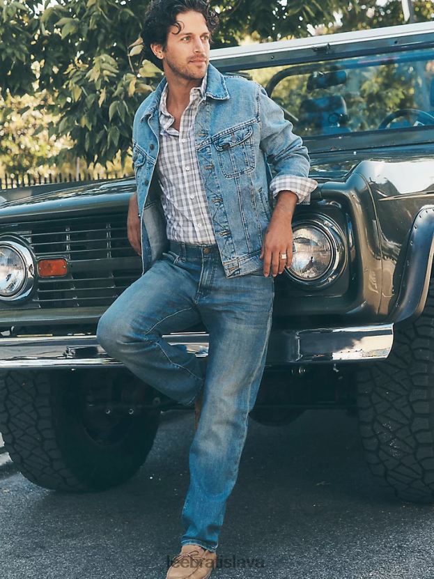 Lee oblečenie HL0J0R584 majestátne muži extrémny pohyb mvp athletic fit džínsy