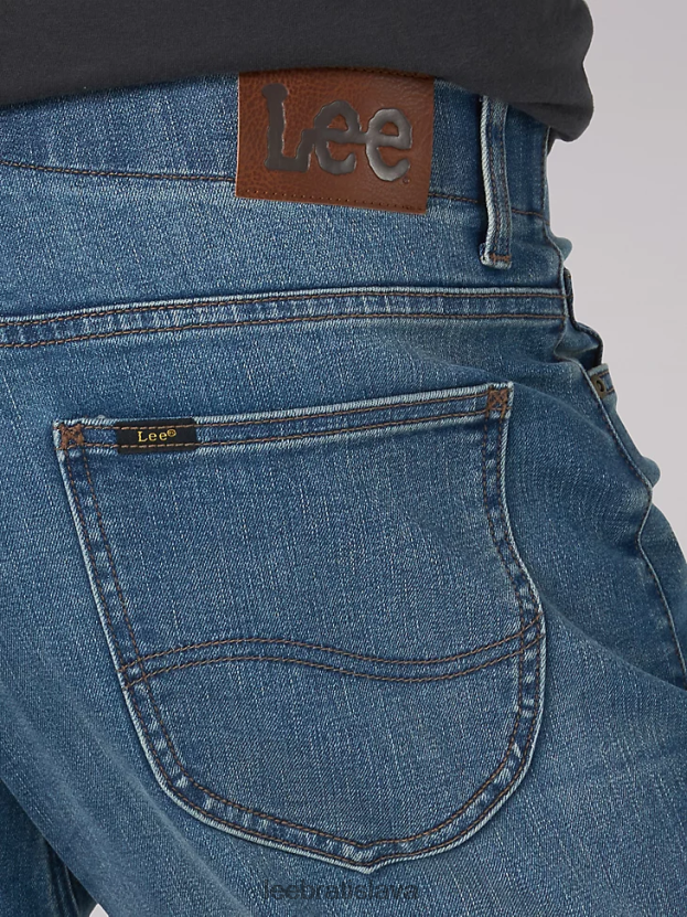 Lee oblečenie HL0J0R584 majestátne muži extrémny pohyb mvp athletic fit džínsy