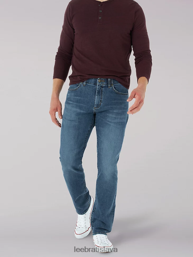 Lee oblečenie HL0J0R585 nico muži extrémny pohyb mvp athletic fit džínsy